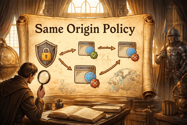 同一オリジンポリシー(Same Origin Policy)の画像